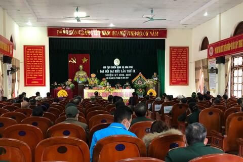 Hội Cựu chiến binh xã Văn Phú, huyện Nho Quan tổ chức  Đại hội đại biểu nhiệm kỳ 2022-2027