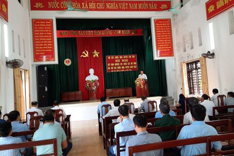 Hội Cựu chiến binh huyện Kim Sơn  Tổ chức rút kinh nghiệm qúa trình xây dựng các mô hình....