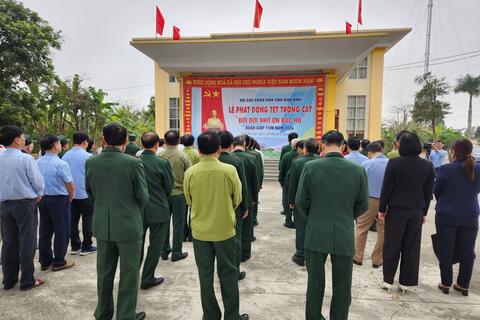 Hội Cựu chiến binh tỉnh Ninh Bình hưởng ứng Tết trồng cây