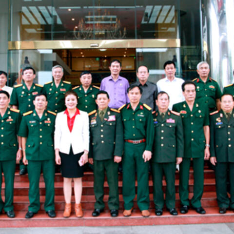 Đoàn đại biểu Hiệp hội CCB Quốc gia Lào Thăm và làm việc với Hội CCB Tỉnh Ninh Bình