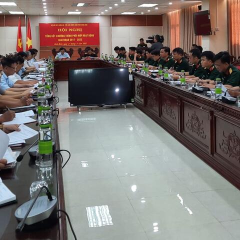 Hội Cựu chiến binh tỉnh và Bộ chỉ huy quân sự tỉnh Ninh Bình Tổng kết công tác phối hợp hoạt động, giai đoạn 2017-2022