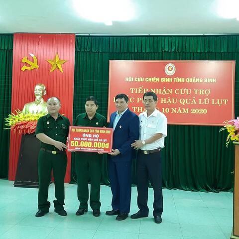 Hội Doanh nhân Cựu chiến binh tỉnh Ninh Bình  luôn sát cánh, đồng hành cùng Hội CCB địa phương, góp sức xây dựng quê hương ngày thêm văn minh, giàu đẹp